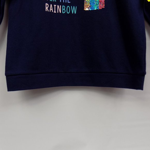 Member's Mark "Over The Rainbow" Flip Flop Embellished Pullover Size 10/12 NWT - Picture 9 of 9